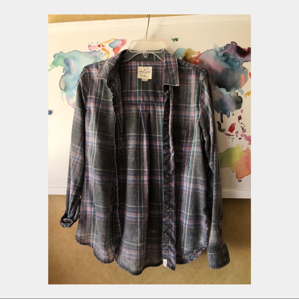 *NEVER WORN* flannel from American Eagle